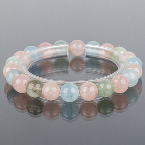 Браслет из Берилла микс, Артикул: 083702 - изображение товара №1