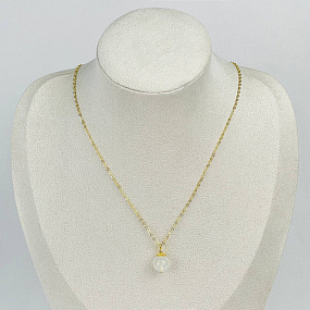 Кулон на цепочке из Лунного камня, Артикул: 118549 - изображение товара №1