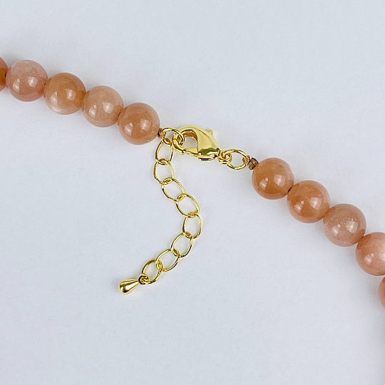 Бусы из Лунного камня, Артикул: 098471 - изображение товара №2