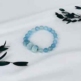 Браслет из Аквамарина, Артикул: 117192 - изображение товара №2