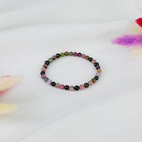 Браслет из Турмалина микс, Артикул: 086572 - изображение товара №2