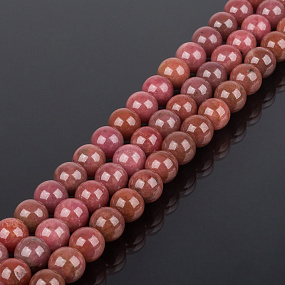 Бусины для украшений из Родонита