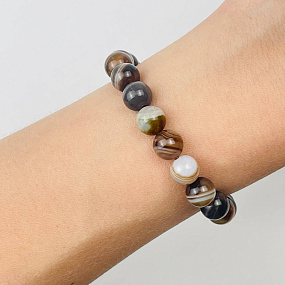 Браслет из камня Агат, Артикул: 078864 - изображение товара №1