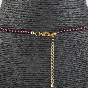 Бусы из Граната и Жемчуга, Артикул: 091771 - изображение товара №2