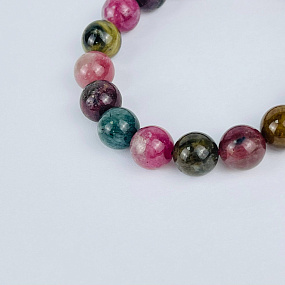 Браслет из Турмалина микс, Артикул: 086767 - изображение товара №3
