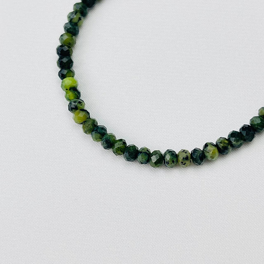 Браслет из Змеевика, Артикул: 115487 - изображение товара №3