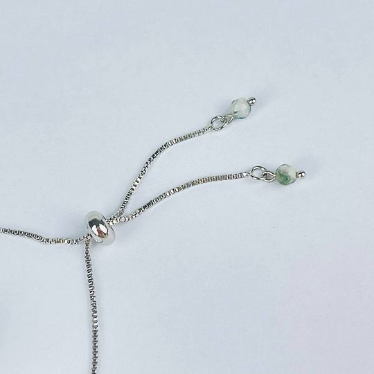 Браслет регулируемый с Моховым агатом, Артикул: 117644 - изображение товара №4