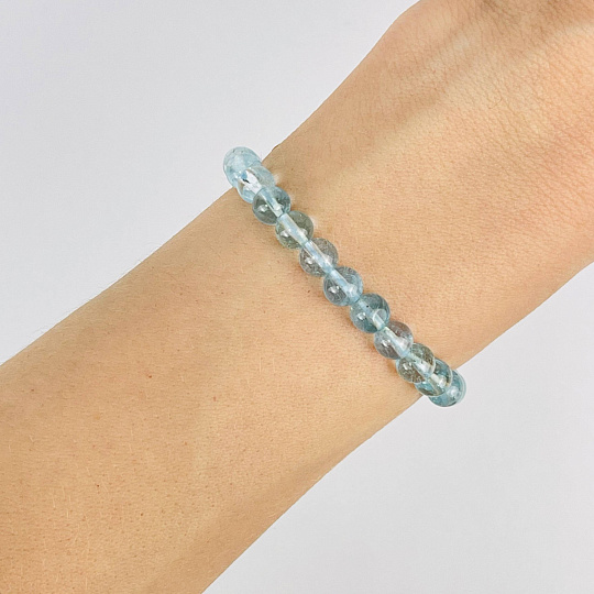 Браслет из голубого Топаза, Артикул: 117302 - изображение товара №1