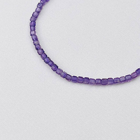 Браслет из Аметиста (градиент), Артикул: 114654 - изображение товара №3