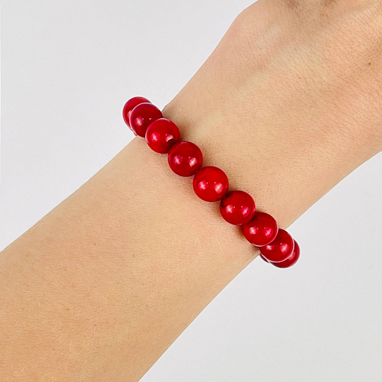 Браслет из Коралла, Артикул: 117148 - изображение товара №1