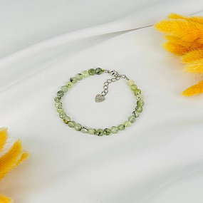 Браслет из Пренита (Африка), Артикул: 076895 - изображение товара №1