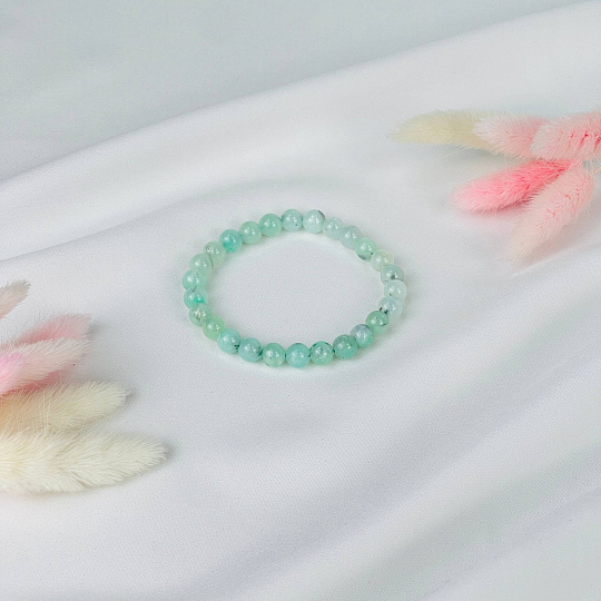 Браслет из Хризопраза, Артикул: 112635 - изображение товара №2