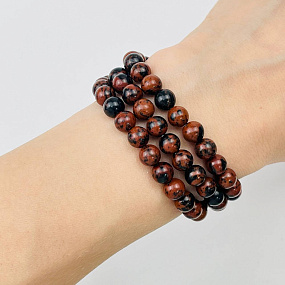 Бусины для украшений из Обсидиана, Артикул: 050182 - изображение товара №2