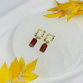 Серьги из Турмалина, Артикул: 115981 - изображение товара №2