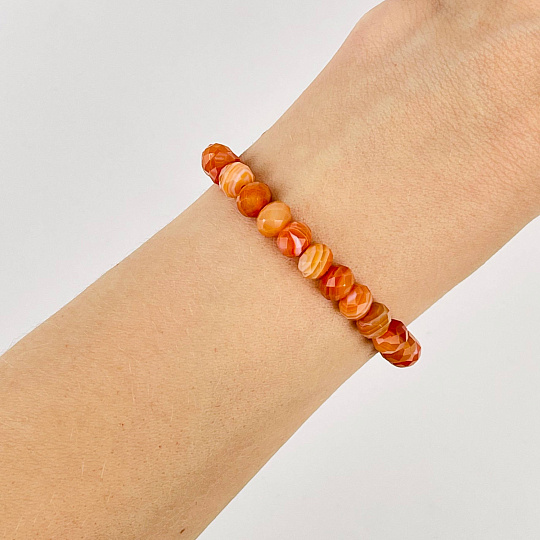 Браслет из Сардоникса, Артикул: 080682 - изображение товара №1