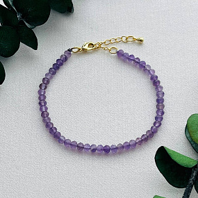 Браслет из Аметиста огранка, Артикул: 099728 - изображение товара №1