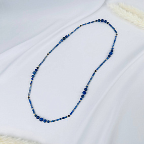 Колье из Содалита и Граната