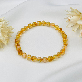 Браслет из камня Цитрин, Артикул: 072258 - изображение товара №2