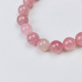 Браслет из мадагаскарского Розового кварца, Артикул: 085113 - изображение товара №3