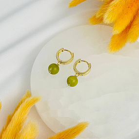 Серьги из Офикальцита