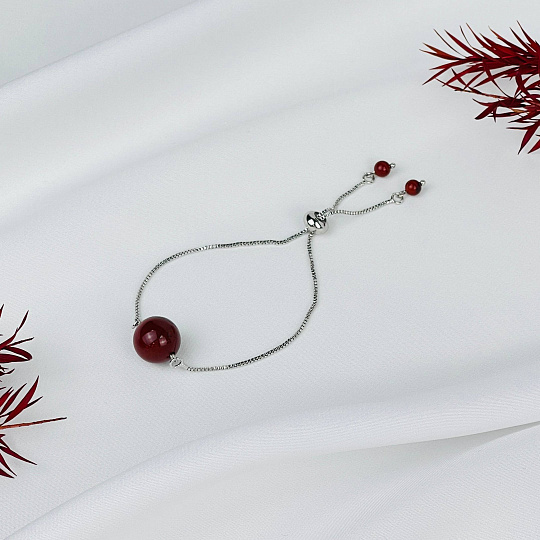 Браслет регулируемый с Яшмой, Артикул: 117857 - изображение товара №1