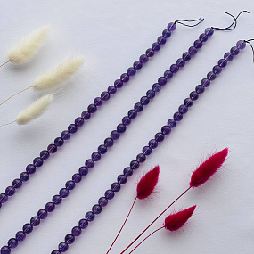 Бусины для украшений из Аметиста, Артикул: 097082 - изображение товара №3