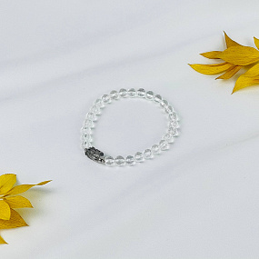 Браслет из Горного Хрусталя и Херкимерского кварца, Артикул: 117154 - изображение товара №2