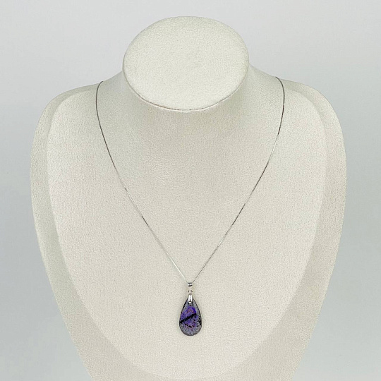 Кулон на цепочке из Сугилита, Артикул: 116756 - изображение товара №2