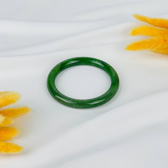 Браслет цельный из Нефрита, Артикул: 115229 - изображение товара №2