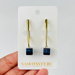Серьги из Флюорита