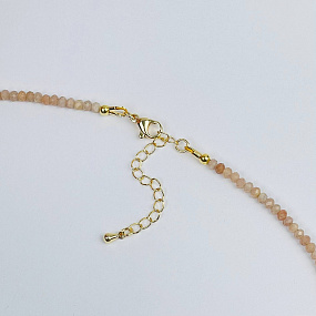 Колье из Лунного камня, Артикул: 116991 - изображение товара №3