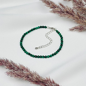 Браслет из Малахита, Артикул: 074686 - изображение товара №2