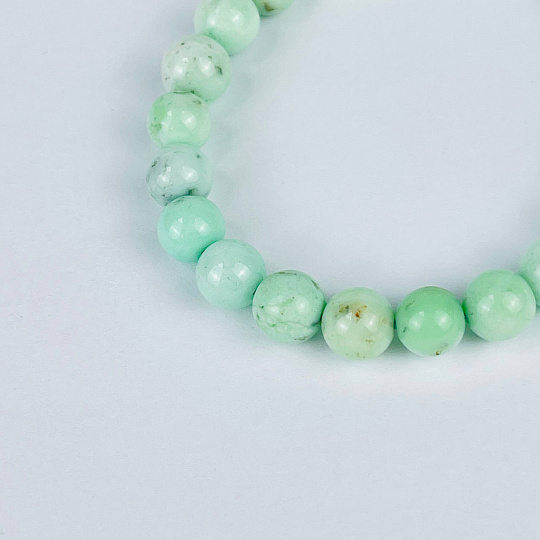 Браслет из Хризопраза, Артикул: 112648 - изображение товара №3