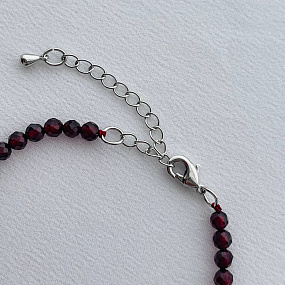 Браслет из Граната огранка, Артикул: 080839 - изображение товара №3