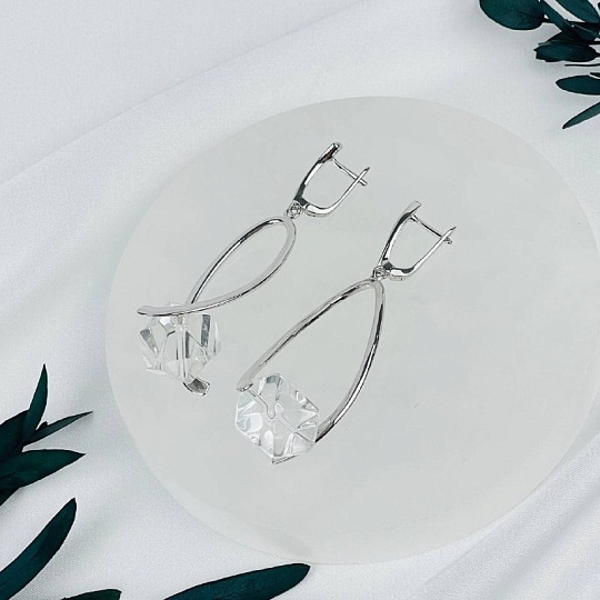 Серьги из Горного Хрусталя , Артикул: 118393 - изображение товара №2