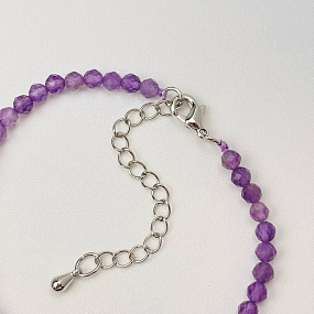 Браслет из Аметиста, Артикул: 108846 - изображение товара №4