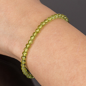 Браслет из Хризолита, Артикул: 075767 - изображение товара №2