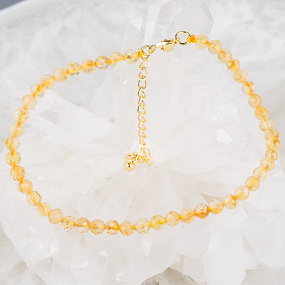 Браслет из Цитрина, Артикул: 090242 - изображение товара №1