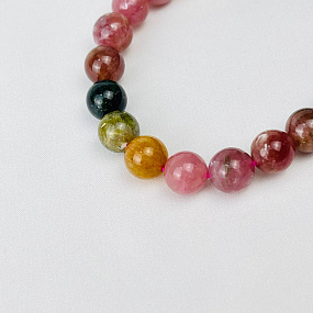 Браслет из Турмалина микс, Артикул: 115965 - изображение товара №3