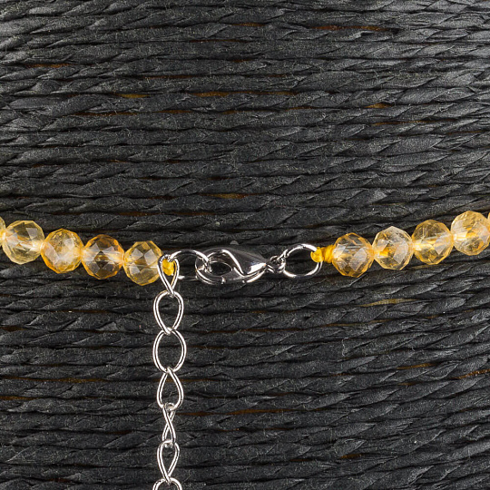 Колье из Цитрина, Артикул: 078470 - изображение товара №2