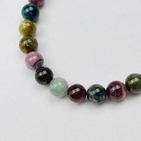 Браслет из Турмалина микс, Артикул: 078108 - изображение товара №3