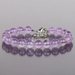 Браслет из лавандового Аметиста , Артикул: 081288 - изображение товара №1