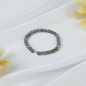 Браслет из Лабрадора со вставкой, Артикул: 118239 - изображение товара №2