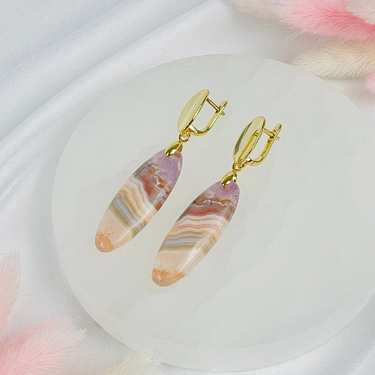 Серьги из Кварцевого аметиста, Артикул: 118306 - изображение товара №2