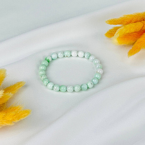 Браслет из Хризопраза, Артикул: 112651 - изображение товара №2