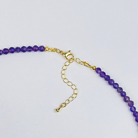 Колье из Аметиста и Кунцита, Артикул: 116984 - изображение товара №3