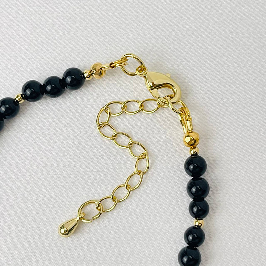 Браслет из Агата,Тигрового глаза,Перламутра и Яшмы, Артикул: 108574 - изображение товара №4