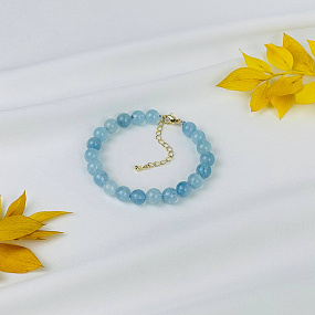 Браслет из Аквамарина, Артикул: 085068 - изображение товара №2