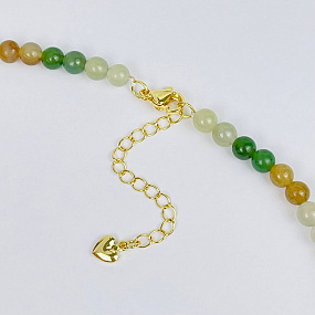 Колье из Нефрита, Артикул: 116879 - изображение товара №3