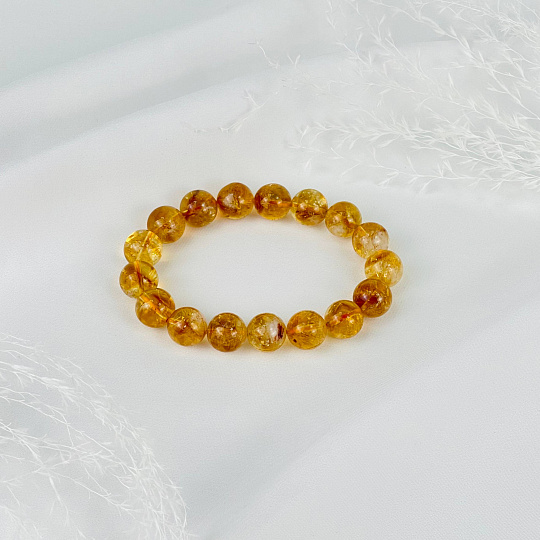 Браслет из Цитрина, Артикул: 090469 - изображение товара №2